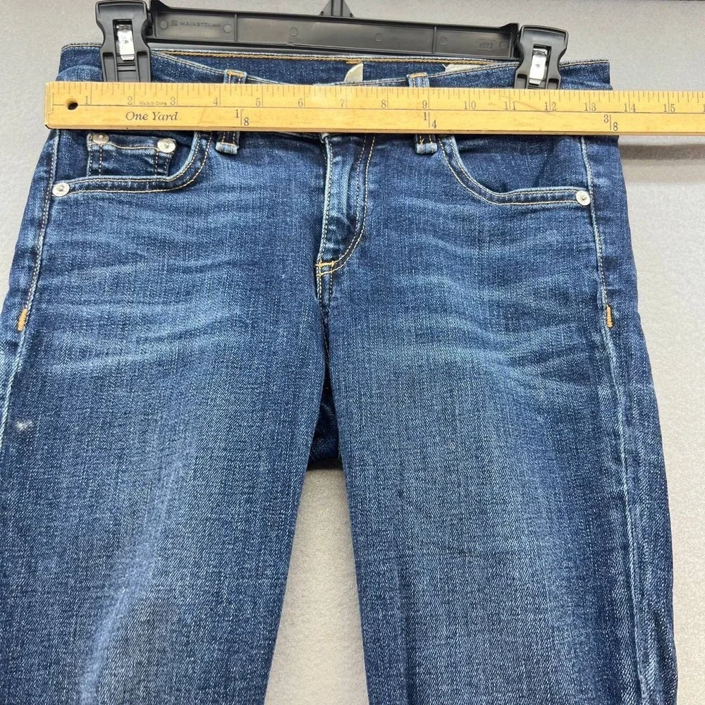 rag & bone Women's Skinny Jeans Size 25 (2) Medium Denim Wash - Picture 2 of 14